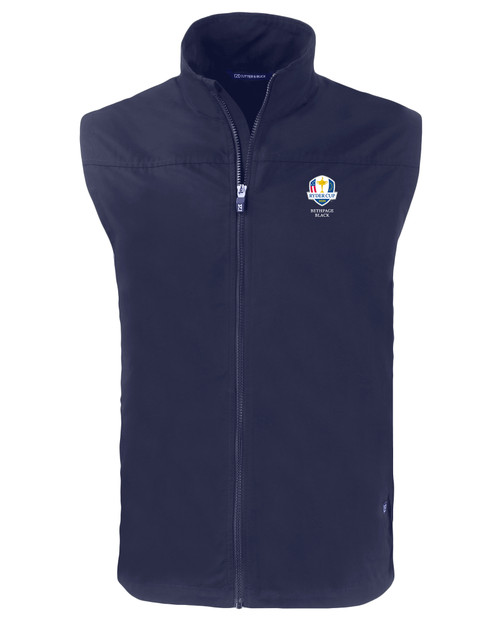 2025 Ryder Cup Cutter & Buck Charter Eco Recycled Mens Full-Zip Vest