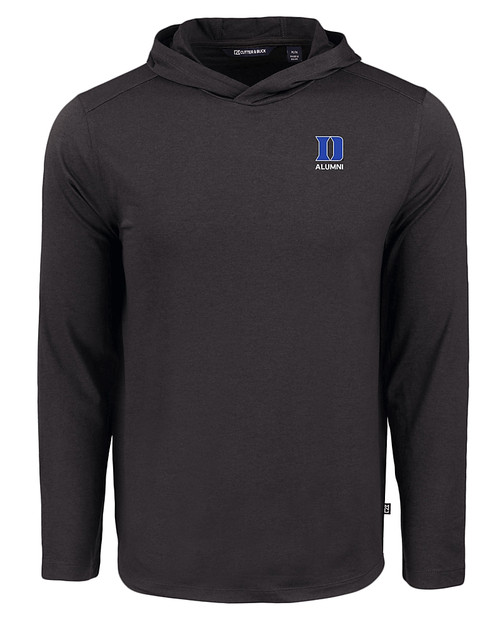 Duke Blue Devils Alumni Cutter & Buck Coastline Epic Comfort Recycled Mens Hooded Shirt