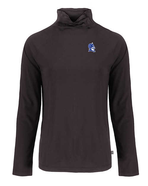 Duke Blue Devils - Cutter & Buck Coastline Epic Comfort Recycled Womens Funnel Neck
