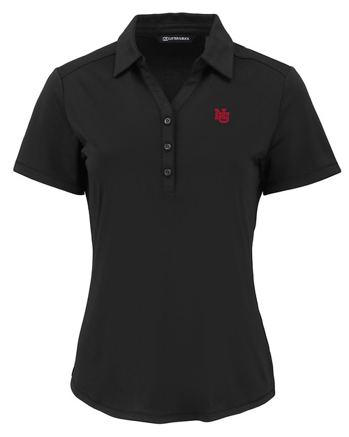 Nebraska Cornhuskers College Vault Cutter & Buck Forge Eco Stretch Recycled Womens Short Sleeve Polo