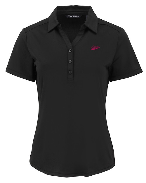 New Mexico State Aggies College Vault Cutter & Buck Forge Eco Stretch Recycled Womens Short Sleeve Polo