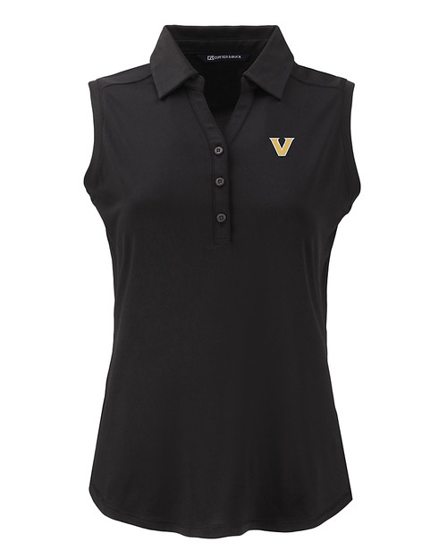 Vanderbilt Commodores Cutter & Buck Forge Eco Stretch Recycled Womens Sleeveless Polo