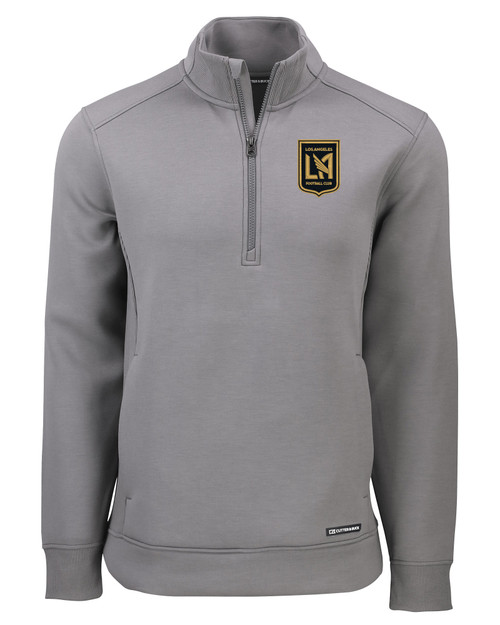 LAFC Cutter & Buck Roam Eco Recycled Quarter Zip Mens Pullover