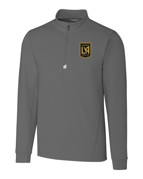 LAFC Cutter & Buck Traverse Stretch Eco Quarter Zip Mens Big and Tall Pullover