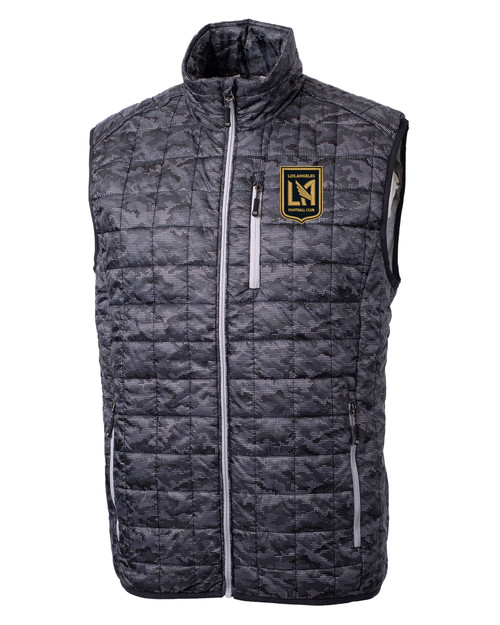 LAFC Cutter & Buck Rainier PrimaLoft® Mens Eco Insulated Full Zip Printed Puffer Vest