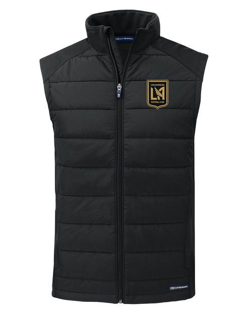 LAFC Cutter & Buck Evoke Hybrid Softshell Recycled Mens Full Zip Vest