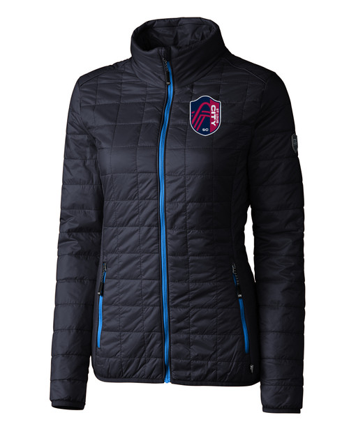 St. Louis City SC Cutter & Buck Rainier PrimaLoft®  Womens Eco Insulated Full Zip Puffer Jacket
