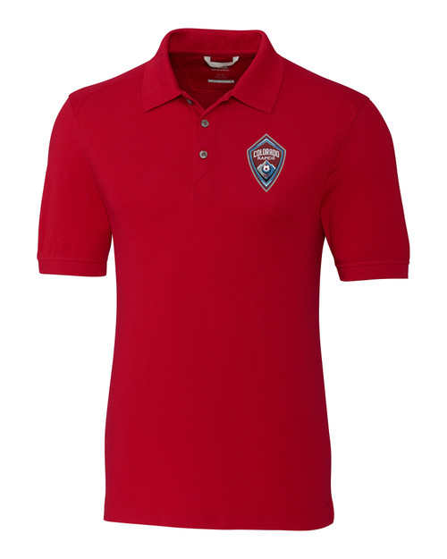 Colorado Rapids Cutter & Buck Advantage Eco Tri-Blend Pique Mens Polo