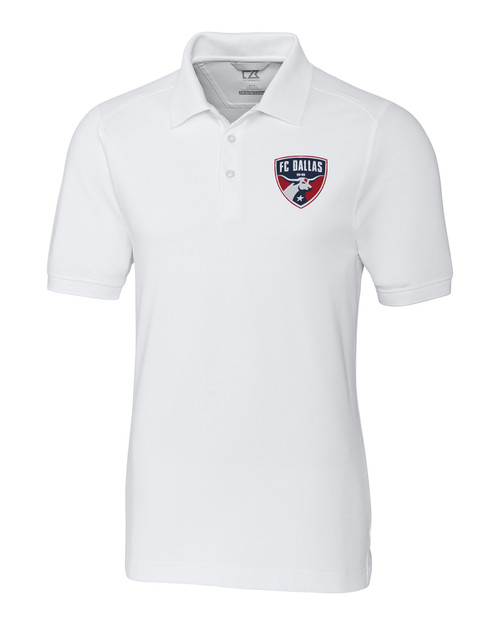FC Dallas Cutter & Buck Advantage Eco Tri-Blend Pique Mens Polo