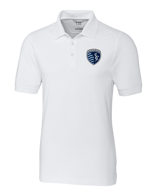 Sporting Kansas City Cutter & Buck Advantage Eco Tri-Blend Pique Mens Polo