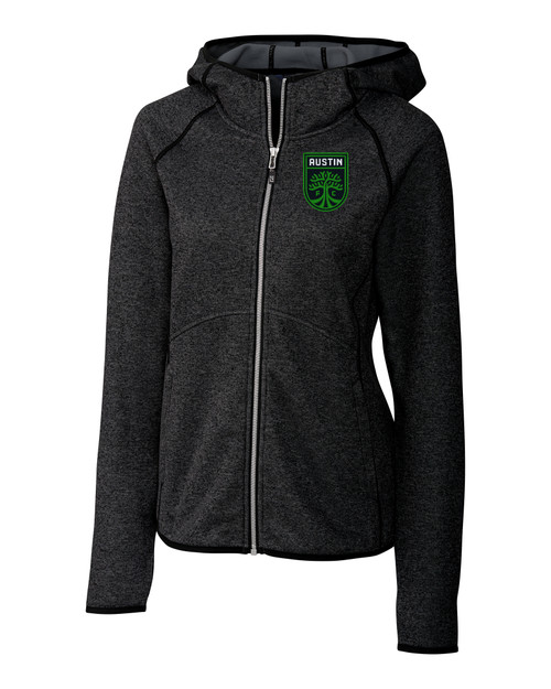Austin FC - Cutter & Buck Mainsail Full Zip Hooded Womens Jacket