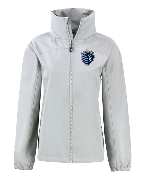 Sporting Kansas City Cutter & Buck Charter Eco Recycled Womens Full-Zip Jacket