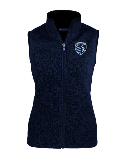 Sporting Kansas City Cutter & Buck Cascade Eco Fleece Womens Vest