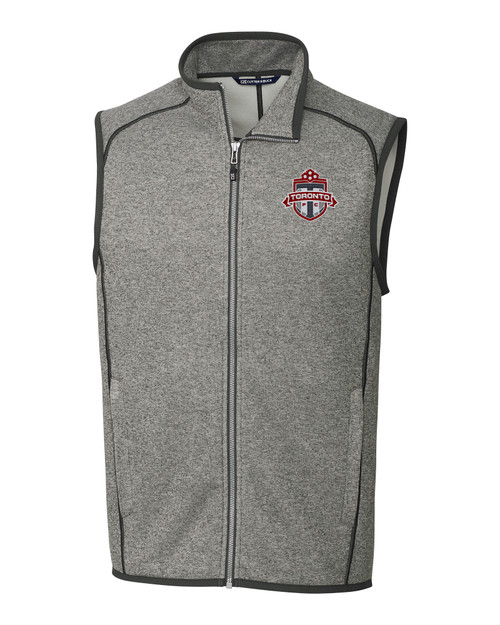 Toronto FC Cutter & Buck Mainsail Sweater-Knit Mens Full Zip Vest