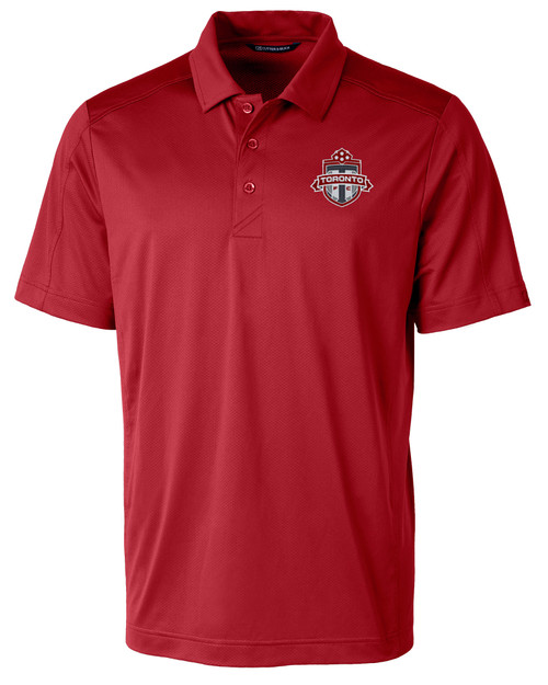 Toronto FC Cutter & Buck Prospect Eco Textured Stretch Recycled Mens Short Sleeve Polo