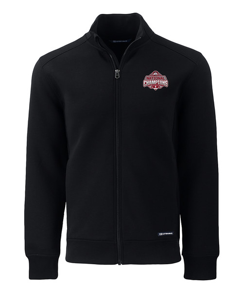 Ohio State Buckeyes 2024 CFP National Champions Cutter & Buck Roam Eco Recycled Full Zip Mens Jacket