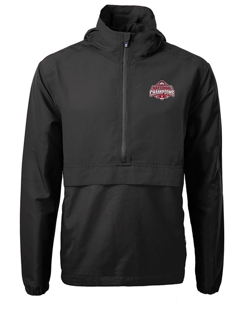 Ohio State Buckeyes 2024 CFP National Champions Cutter & Buck Charter Eco Recycled Mens Anorak Jacket