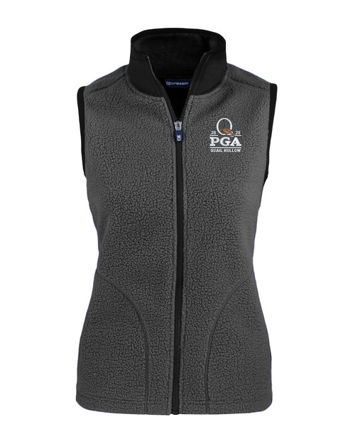 2025 PGA Championship Collection Cutter & Buck Cascade Eco Fleece Womens Vest