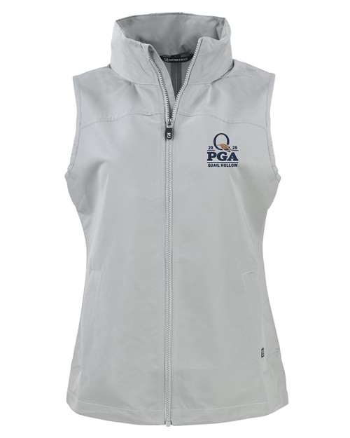 2025 PGA Championship Collection Cutter & Buck Charter Eco Recycled Full-Zip Womens Vest