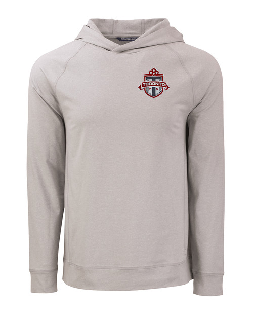 Toronto FC Cutter & Buck Adapt Knit Recycled Mens Heathered Hooded Pullover