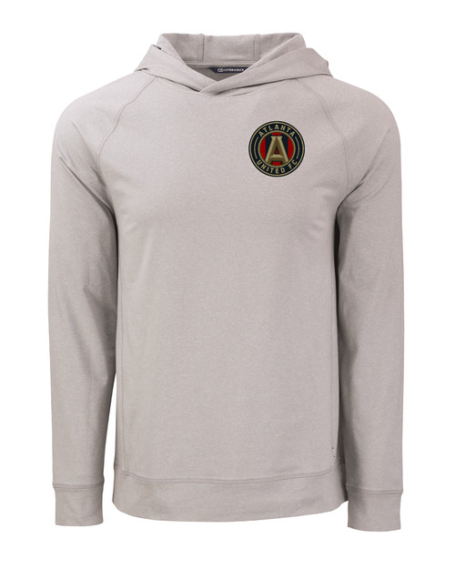 Atlanta United FC - Cutter & Buck Adapt Knit Recycled Mens Heathered Hooded Pullover