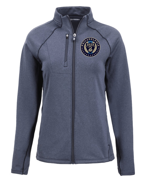 Philadelphia Union Cutter & Buck Peshastin Fleece Recycled Womens Full Zip Jacket