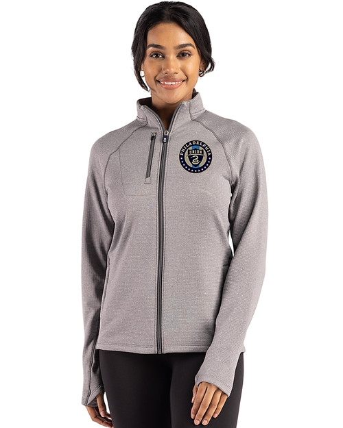 Philadelphia Union Cutter & Buck Peshastin Fleece Recycled Womens Full Zip Jacket