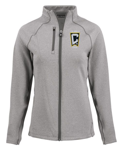 Columbus Crew Cutter & Buck Peshastin Fleece Recycled Womens Full Zip Jacket