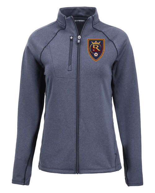 Real Salt Lake Cutter & Buck Peshastin Fleece Recycled Womens Full Zip Jacket
