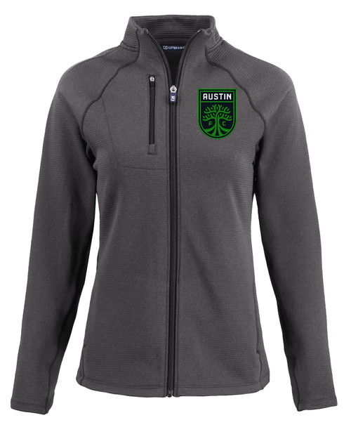 Austin FC - Cutter & Buck Peshastin Fleece Recycled Womens Full Zip Jacket