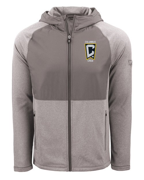 Columbus Crew Cutter & Buck Peshastin Fleece Recycled Mens Hybrid Jacket