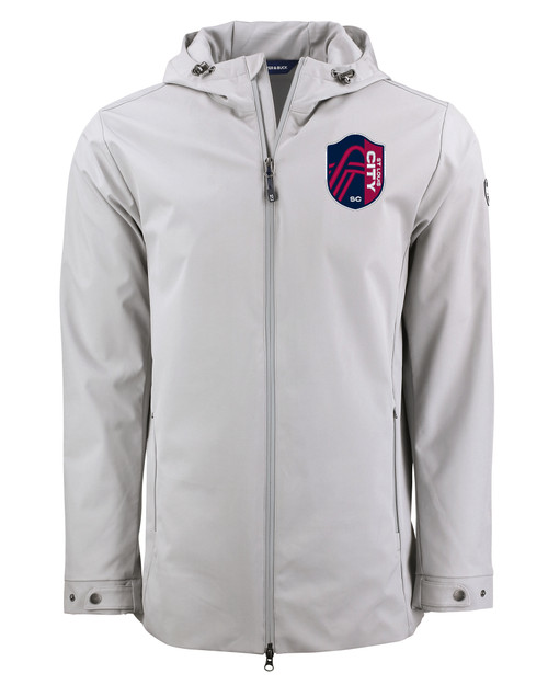 St. Louis City SC Cutter & Buck Camano Everyday Stretch Recycled Mens Water Resistant Jacket
