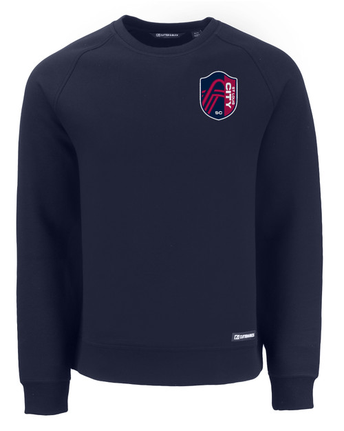 St. Louis City SC Cutter & Buck Roam Recycled Crew Neck Mens Pullover