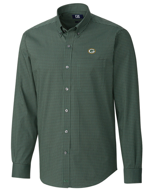 Tall Anchor Gingham Shirt - Cutter \u0026 Buck