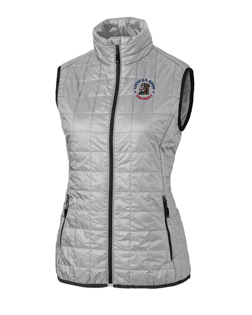 2025 U.S. Open Cutter & Buck Rainier PrimaLoft® Womens Eco Insulated Full Zip Puffer Vest