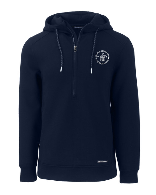 2025 U.S. Senior Open Cutter & Buck Roam Eco Half Zip Recycled Mens Hooded Pullover