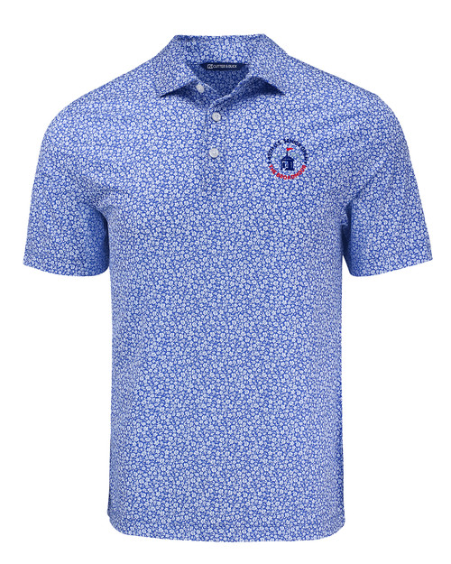 2025 U.S. Senior Open Cutter & Buck Pike Eco Flora Print Recycled Mens Polo