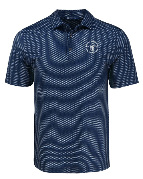 2025 U.S. Senior Open Cutter & Buck Pike Eco Shadow Check Print Recycled Mens Polo