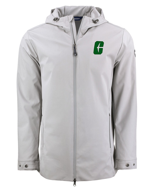 Charlotte 49ers Cutter & Buck Camano Everyday Stretch Recycled Mens Water Resistant Jacket