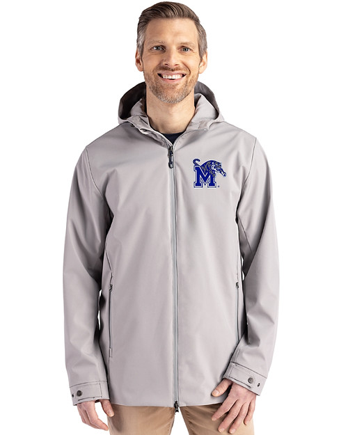 Memphis Tigers Cutter & Buck Camano Everyday Stretch Recycled Mens Water Resistant Jacket