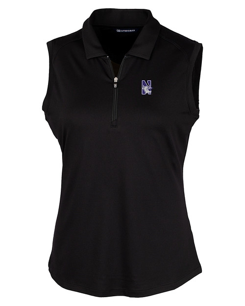 Northwestern Wildcats Cutter & Buck Forge Stretch Womens Sleeveless Polo