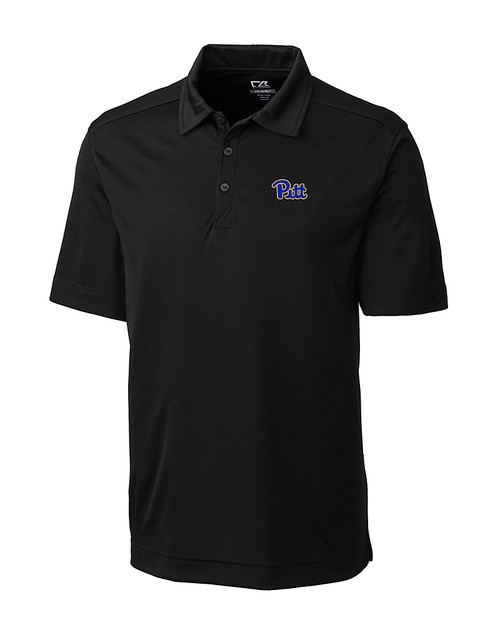 Pitt Panthers Cutter & Buck Northgate CB DryTec Short Sleeve Mens Polo