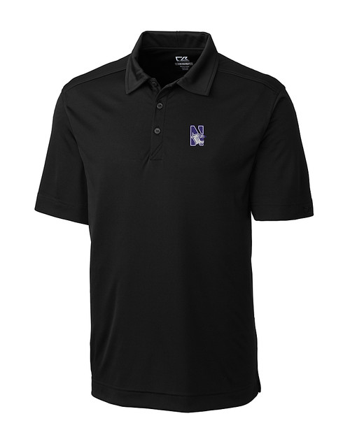 Northwestern Wildcats Cutter & Buck Northgate CB DryTec Short Sleeve Mens Polo