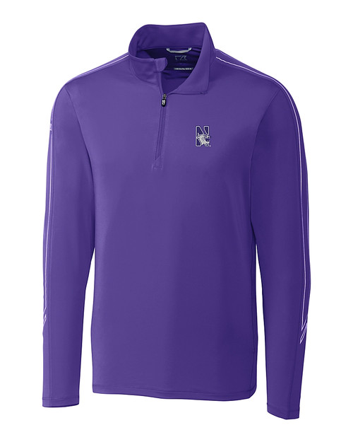 Northwestern Wildcats Cutter & Buck Pennant Sport Half Zip