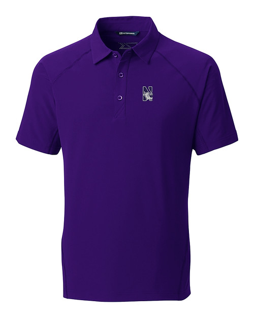 Northwestern Wildcats Cutter & Buck Response Woven Polo