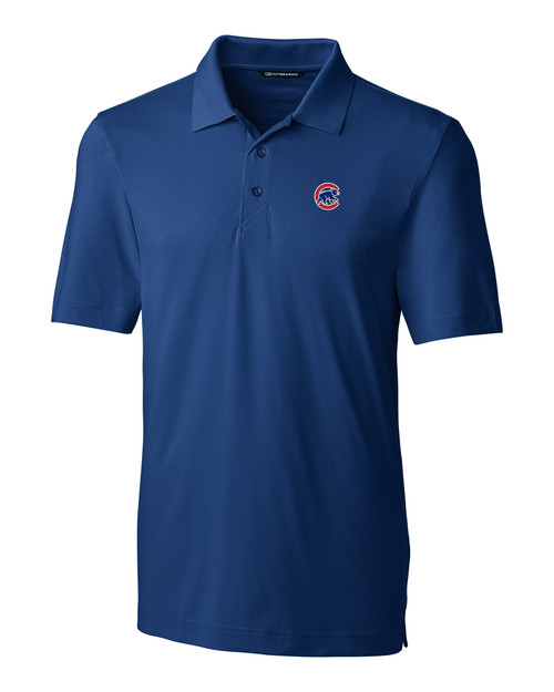 Chicago Cubs Cutter & Buck Prospect Textured Stretch Polo - White