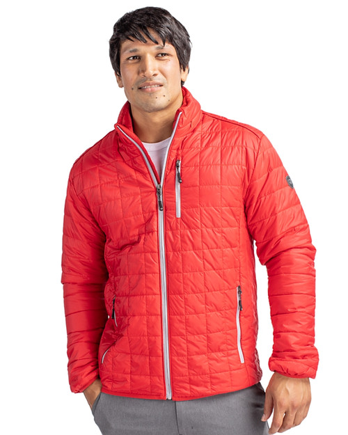 Cutter & Buck Rainier PrimaLoft® Mens Eco Insulated Full Zip Puffer Jacket