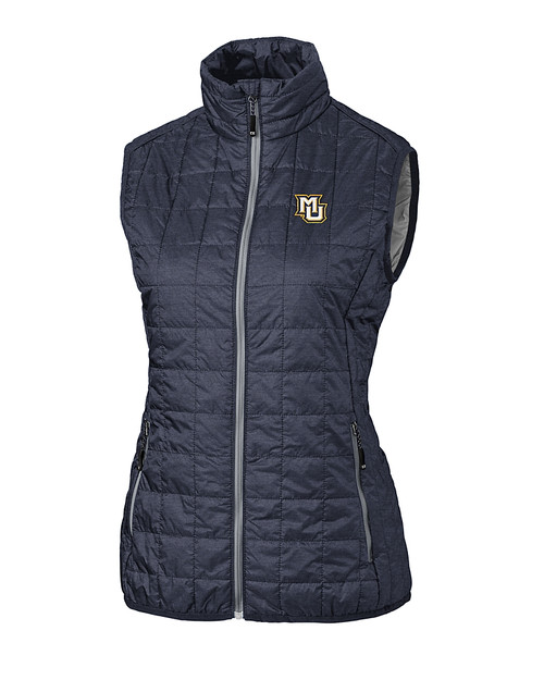 Marquette Golden Eagles Cutter & Buck Rainier PrimaLoft® Womens Eco Insulated Full Zip Puffer Vest