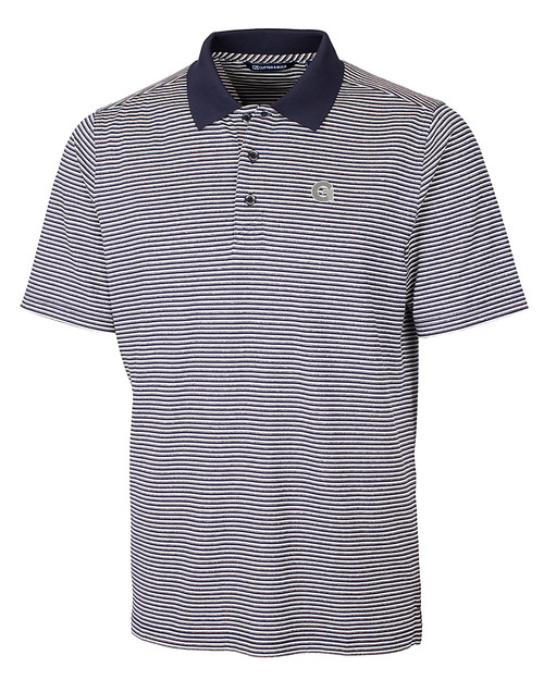 Georgetown Hoyas Cutter & Buck Forge Tonal Stripe Stretch Mens Big and Tall Polo
