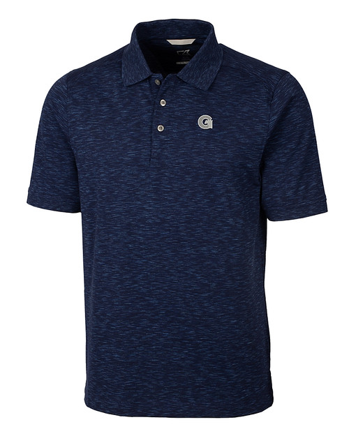 Georgetown Hoyas Cutter & Buck Advantage Tri-Blend Space Dye Mens Big and Tall Polo